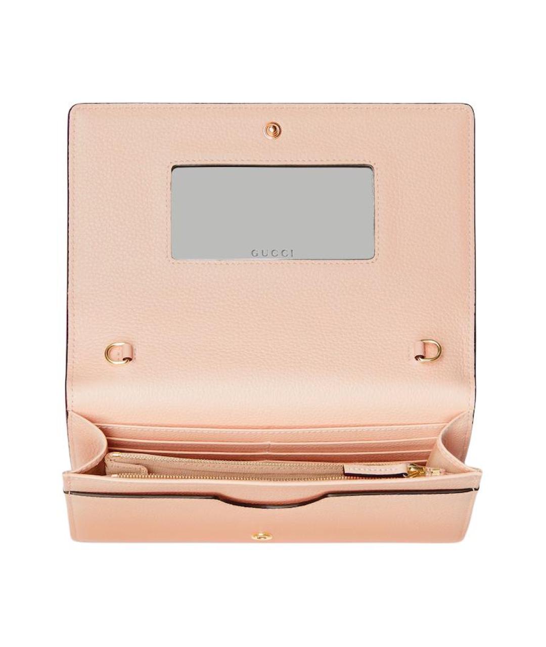 GUCCI Красный кожаный кошелек, фото 5