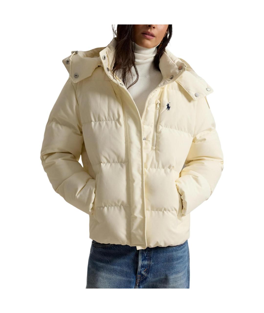 POLO RALPH LAUREN Бежевый пуховик, фото 2