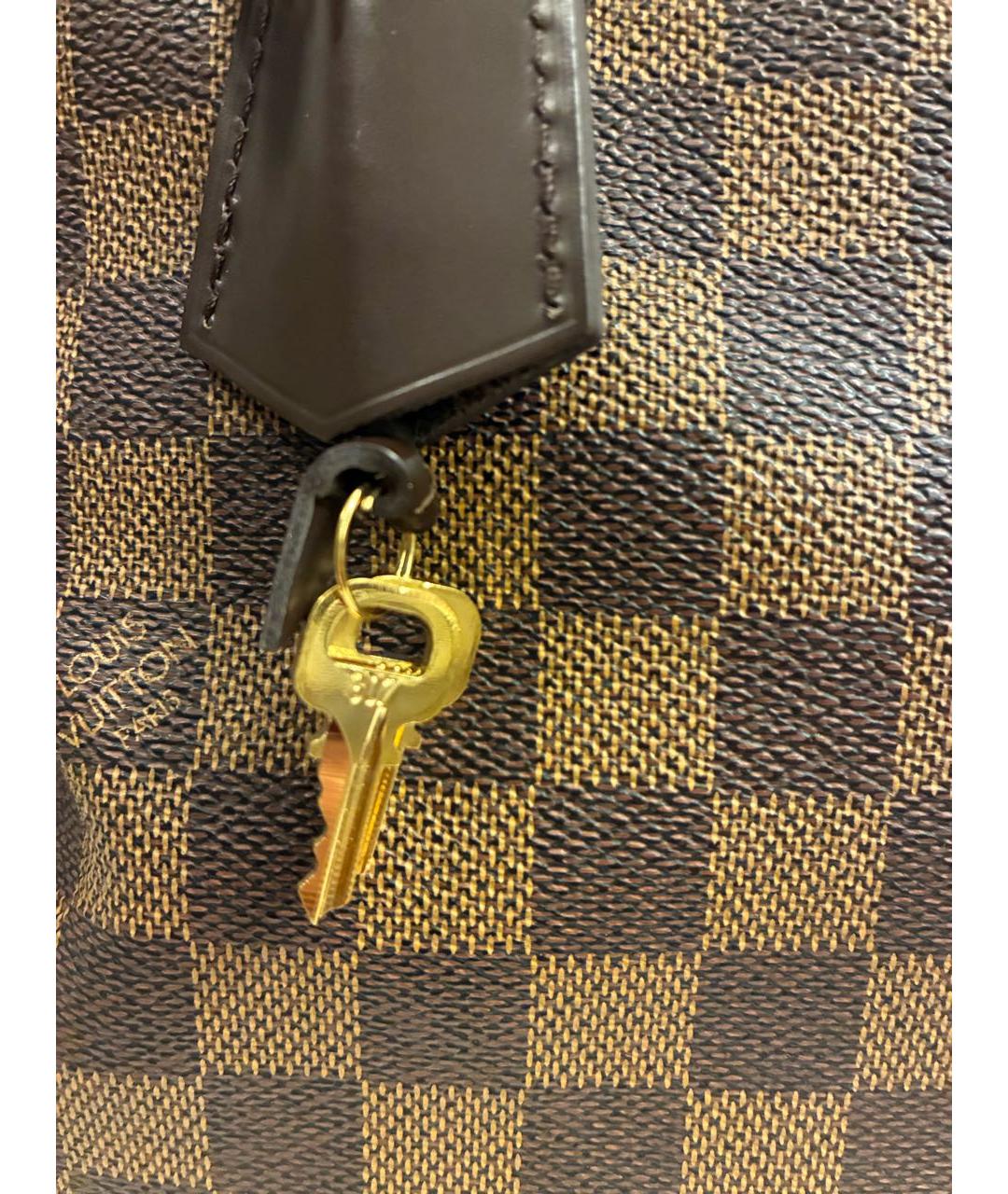 LOUIS VUITTON Коричневая сумка через плечо из канвы, фото 5