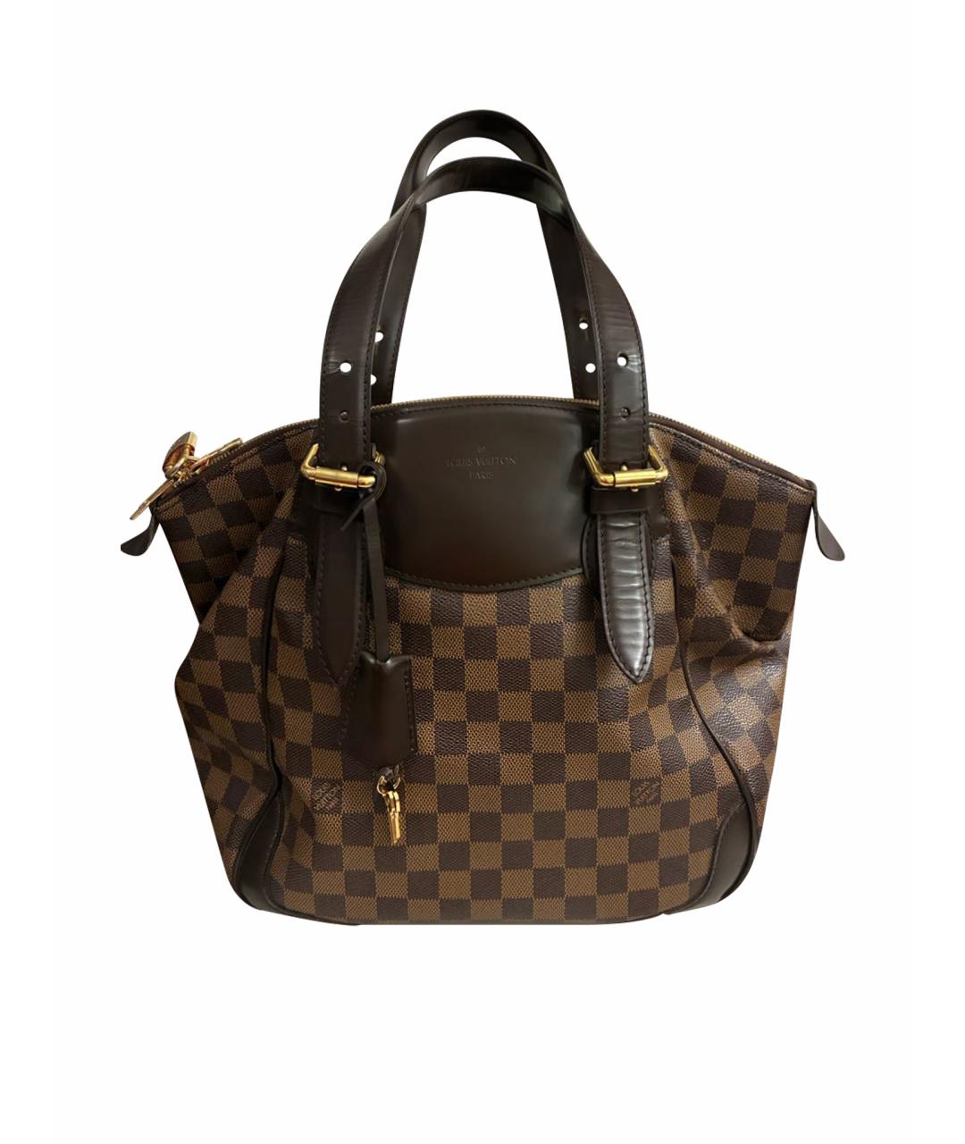 LOUIS VUITTON Коричневая сумка через плечо из канвы, фото 1