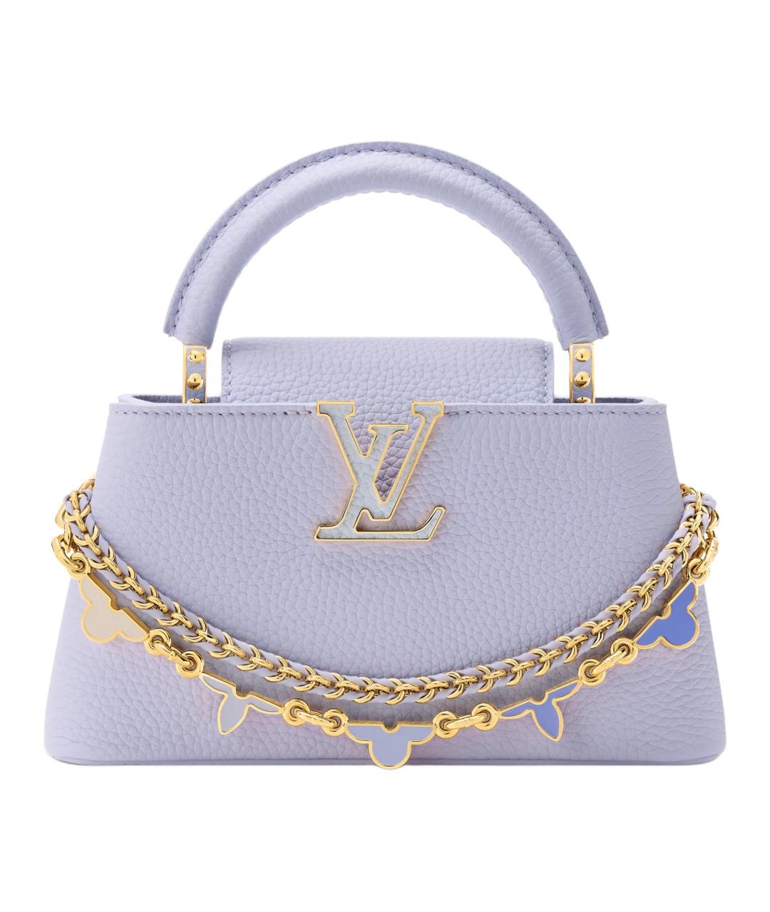 LOUIS VUITTON Фиолетовая сумка через плечо из канвы, фото 1