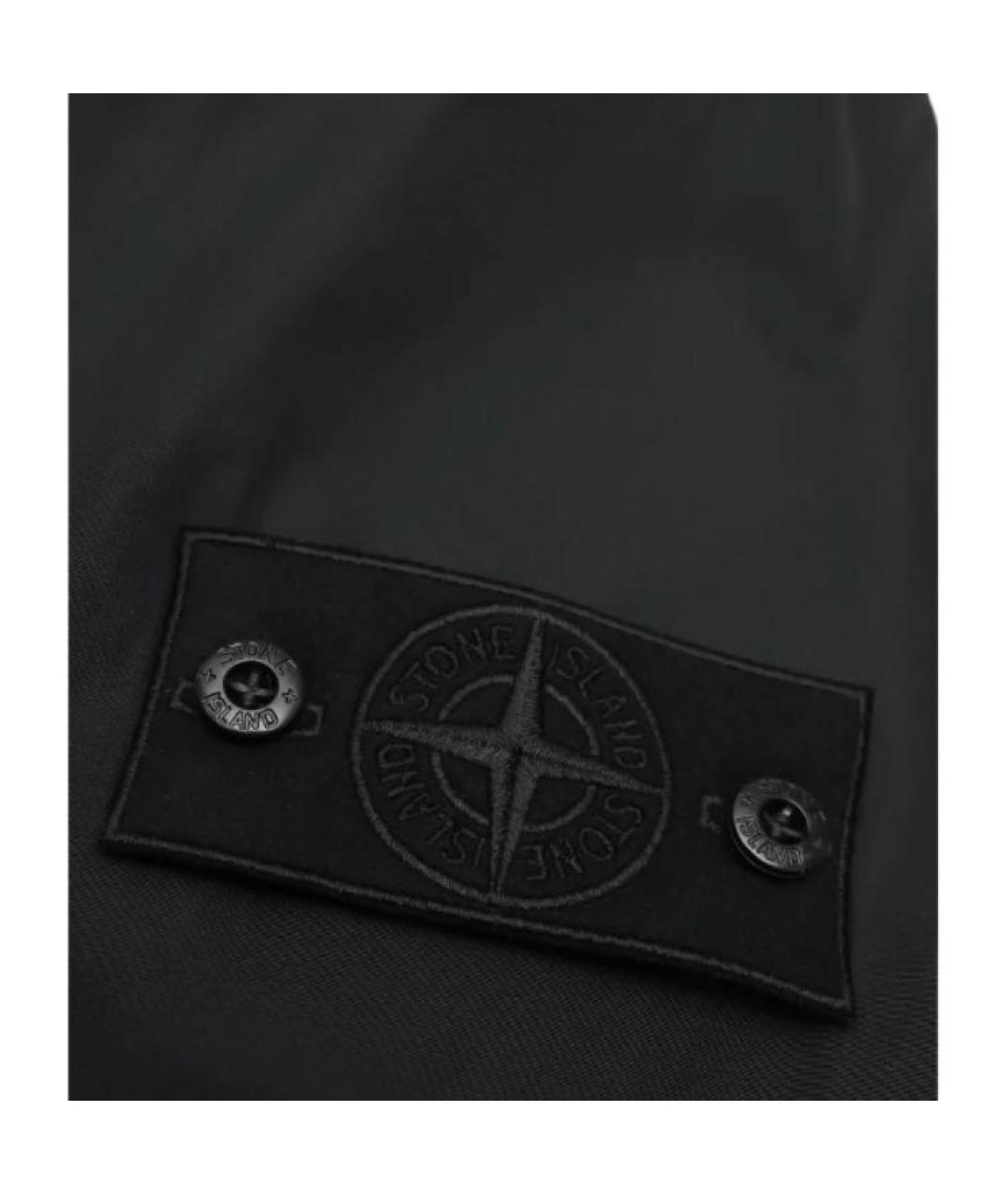STONE ISLAND Черная куртка, фото 4