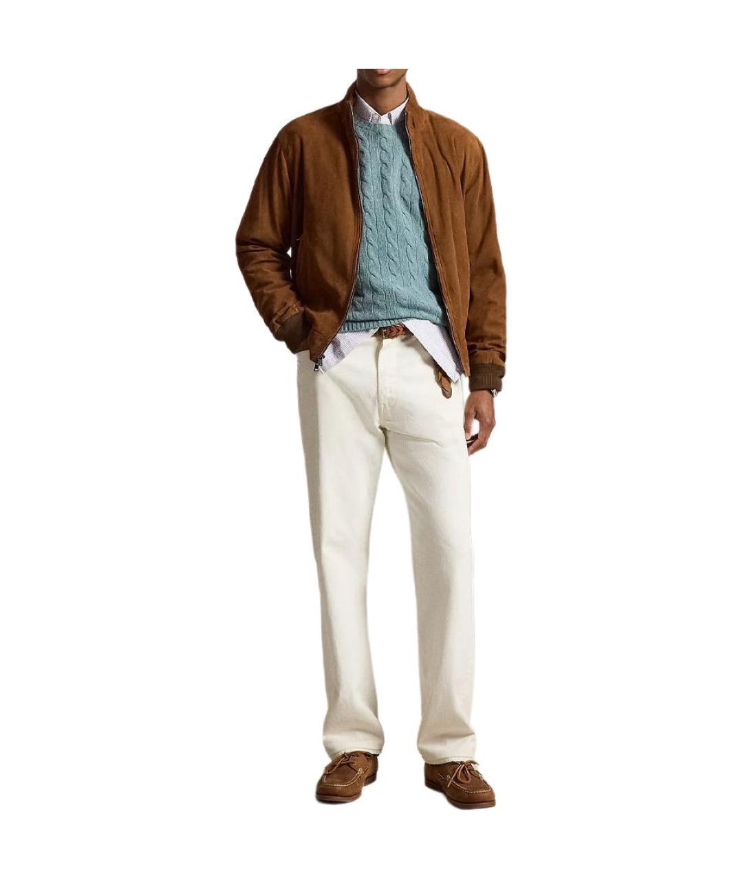 POLO RALPH LAUREN Бирюзовый джемпер / свитер, фото 4