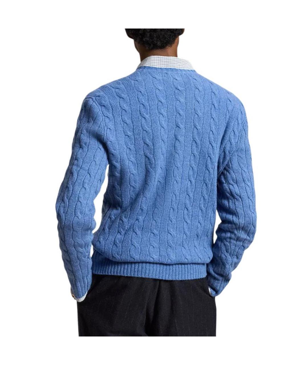 POLO RALPH LAUREN Синий джемпер / свитер, фото 4