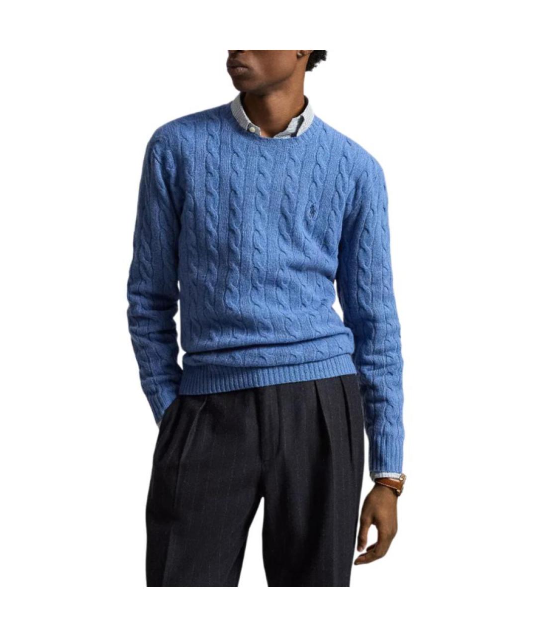 POLO RALPH LAUREN Синий джемпер / свитер, фото 2