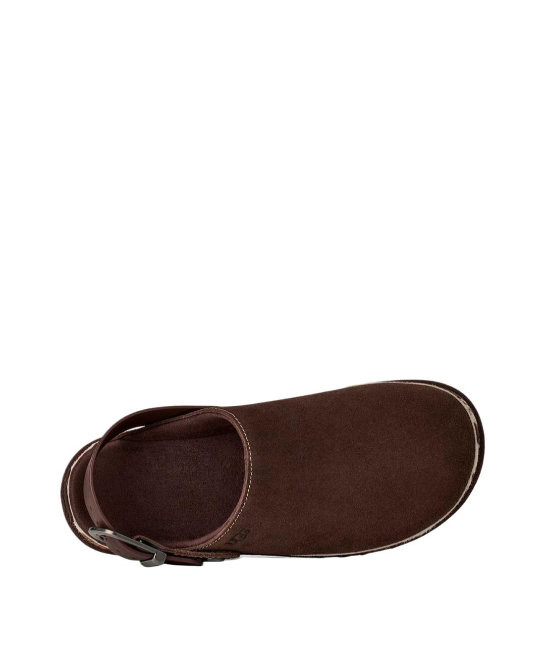 UGG Коричневые кожаные мюли, фото 4