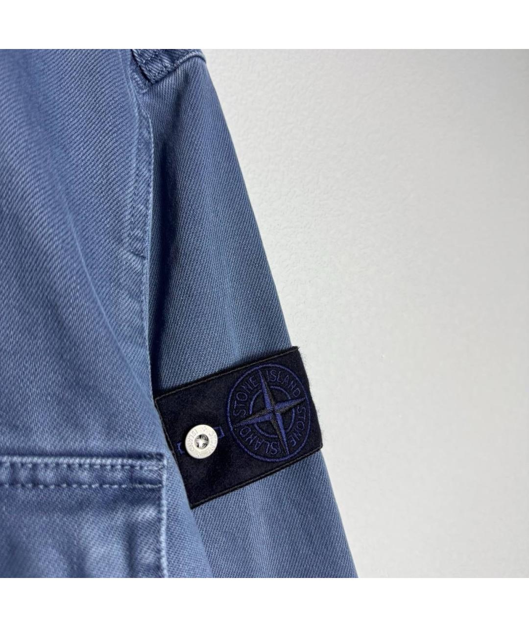 STONE ISLAND SHADOW PROJECT Синяя кэжуал рубашка, фото 7