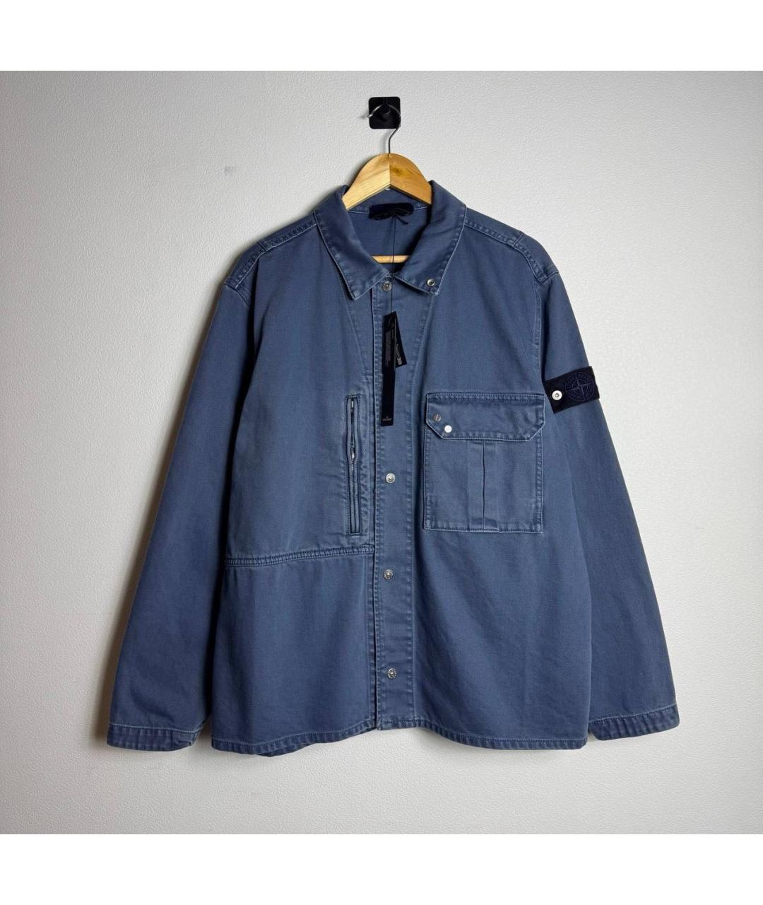 STONE ISLAND SHADOW PROJECT Синяя кэжуал рубашка, фото 8