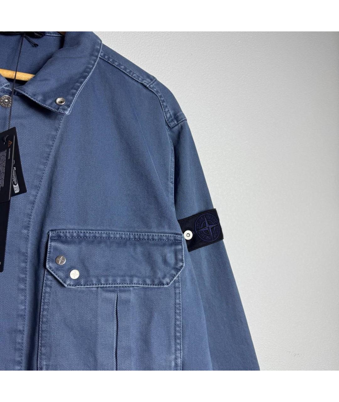 STONE ISLAND SHADOW PROJECT Синяя кэжуал рубашка, фото 3