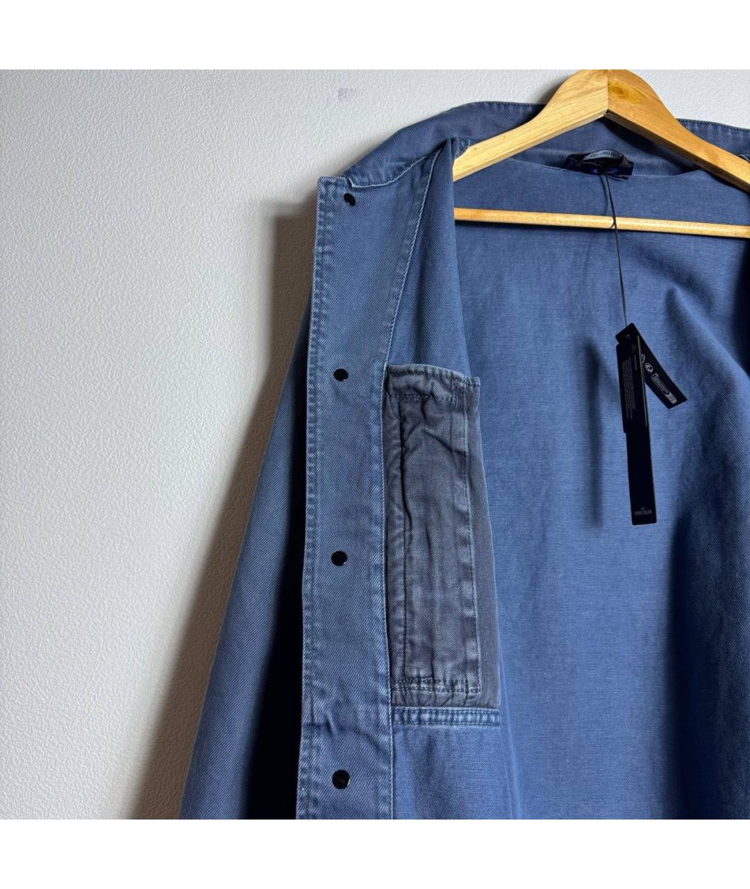 STONE ISLAND SHADOW PROJECT Синяя кэжуал рубашка, фото 6