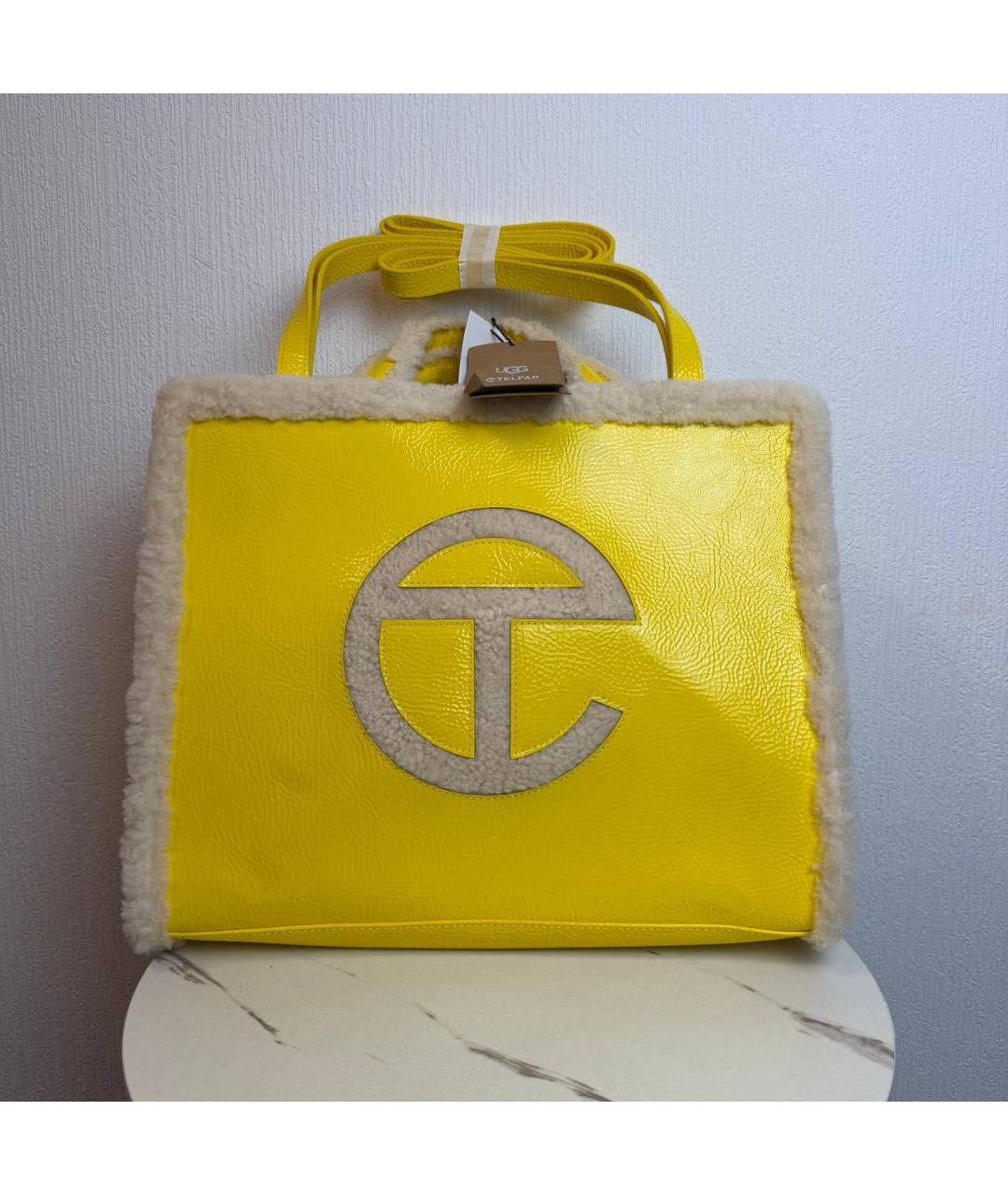 UGG Желтая сумка тоут, фото 6