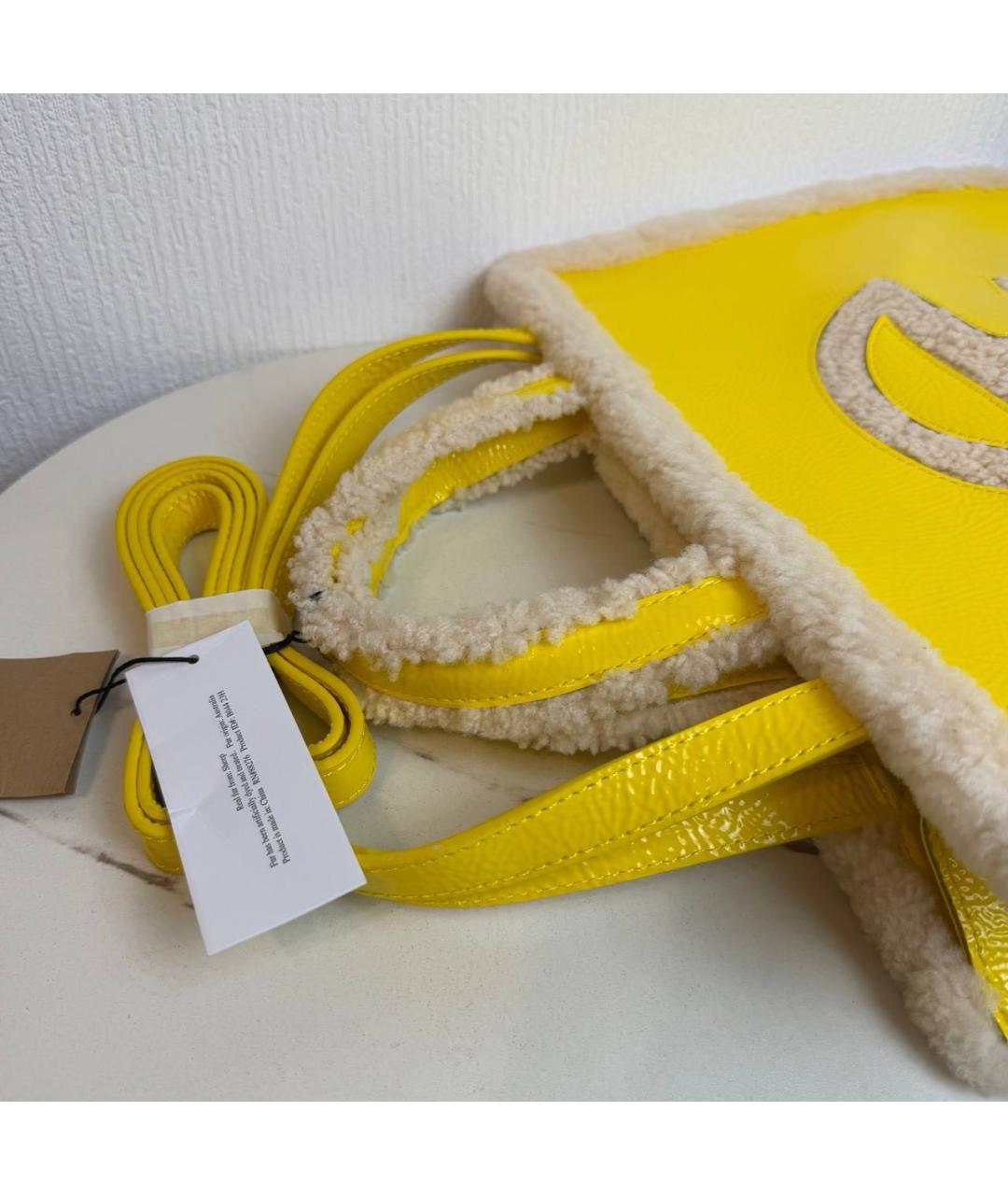 UGG Желтая сумка тоут, фото 4