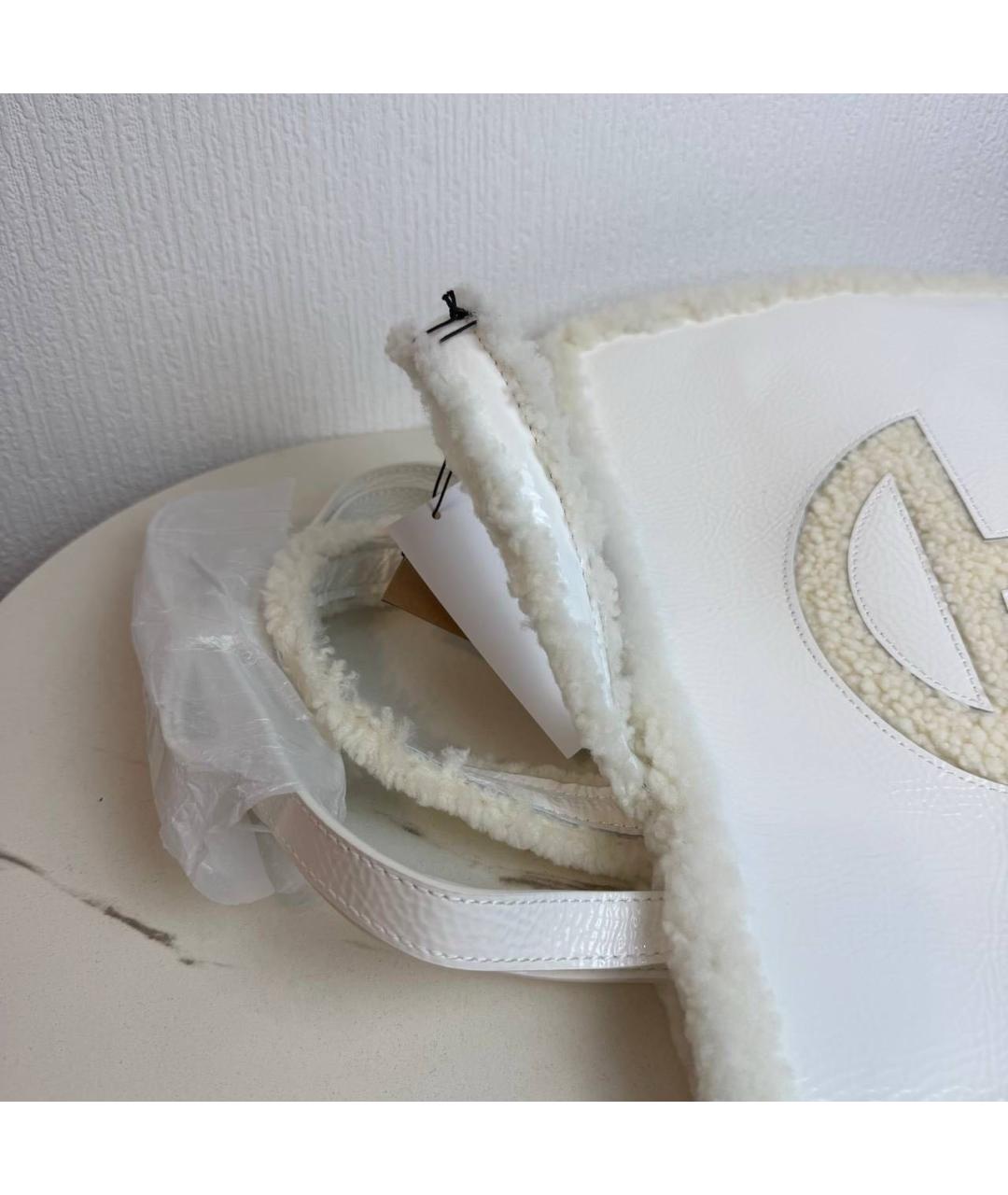 UGG Белая сумка тоут, фото 3