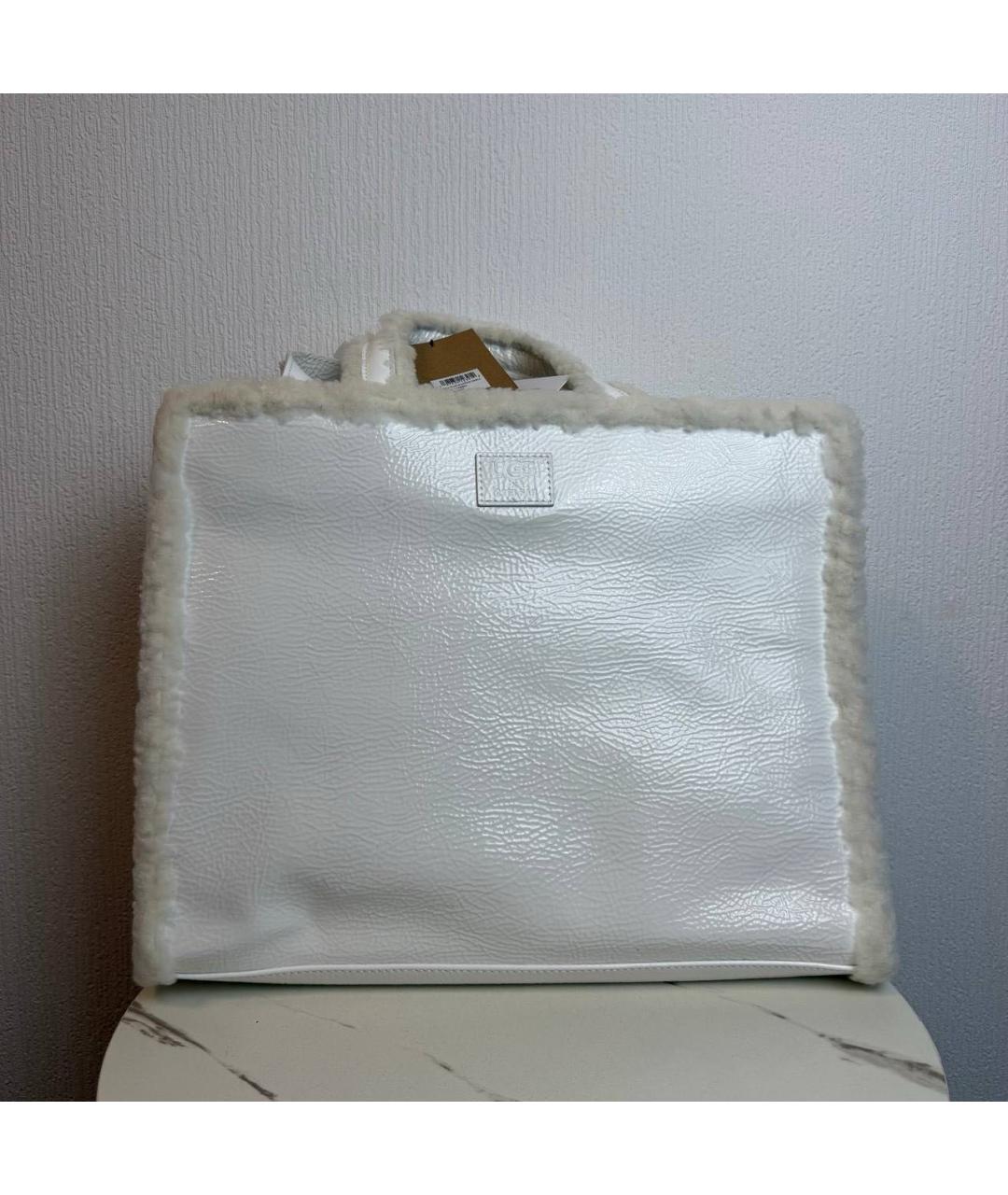 UGG Белая сумка тоут, фото 2