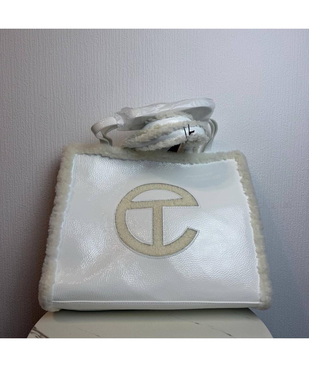 UGG Белая сумка тоут, фото 6