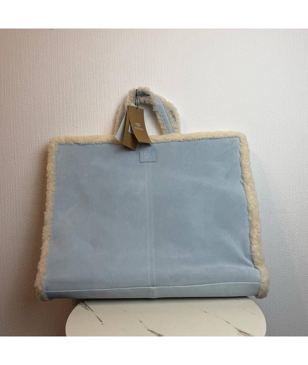 UGG Голубая сумка тоут, фото 2