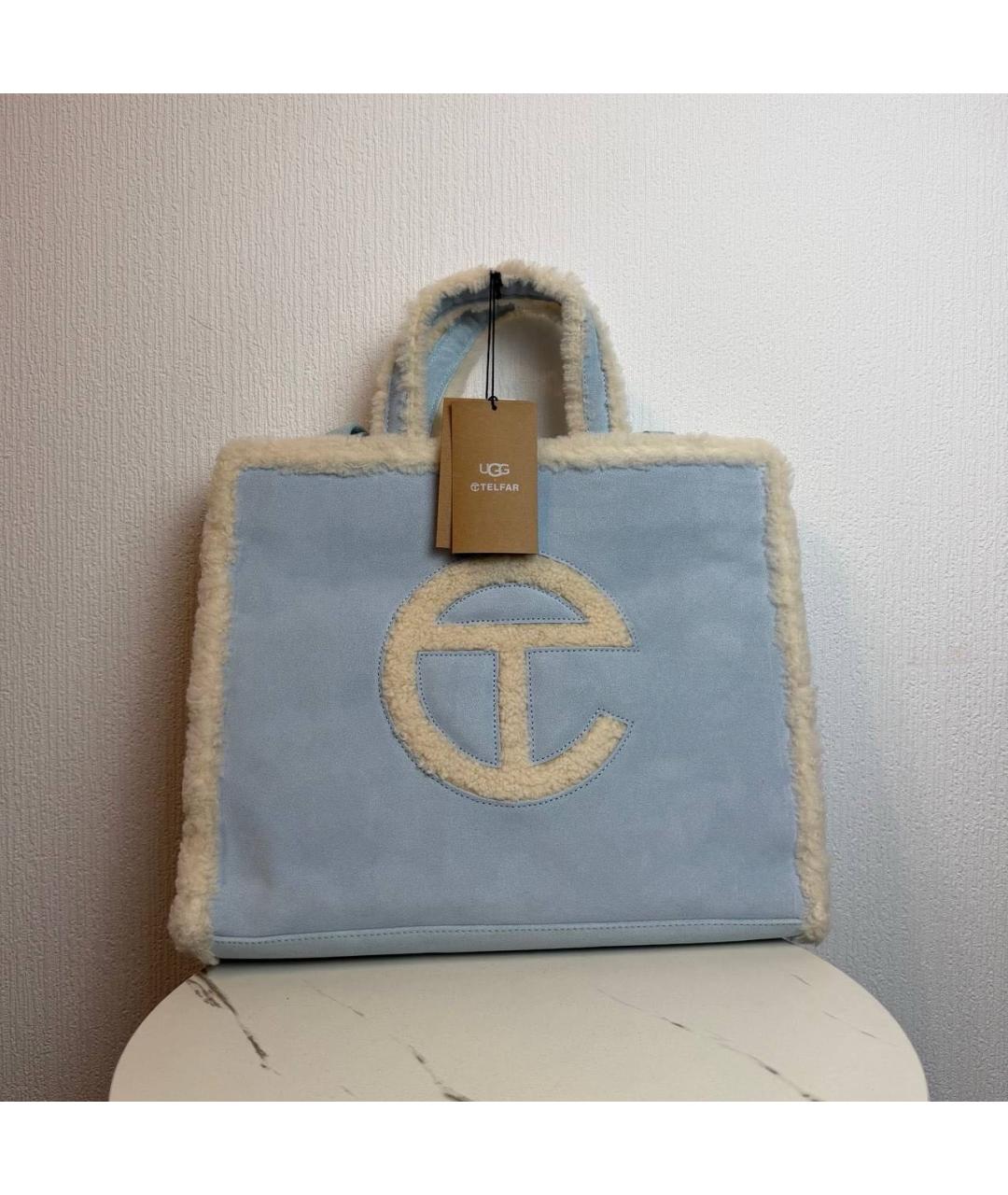 UGG Голубая сумка тоут, фото 5