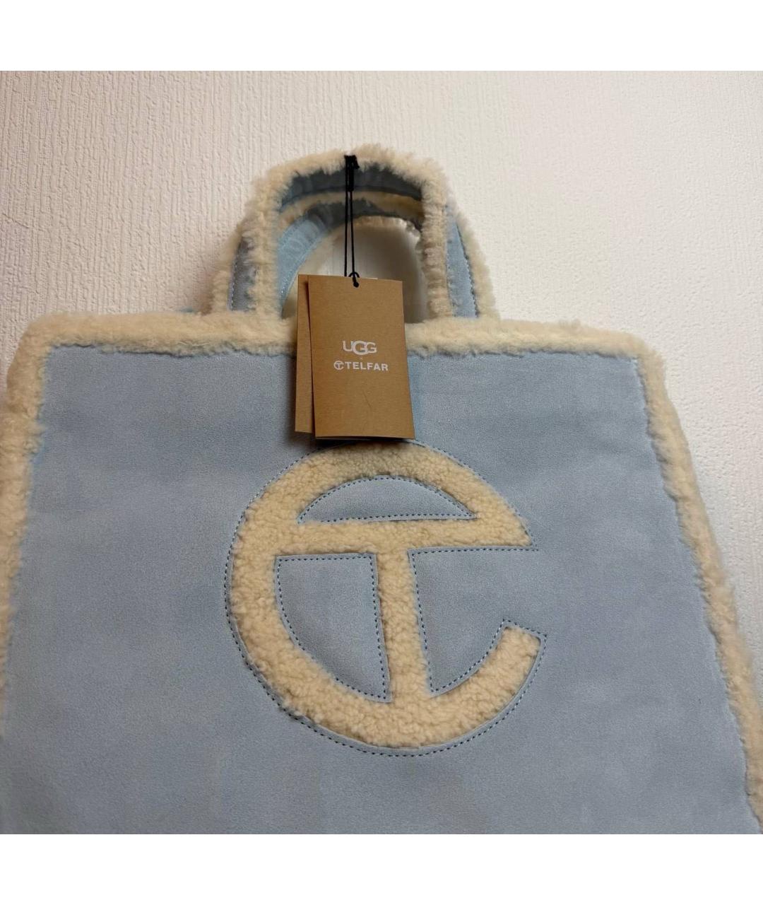 UGG Голубая сумка тоут, фото 4