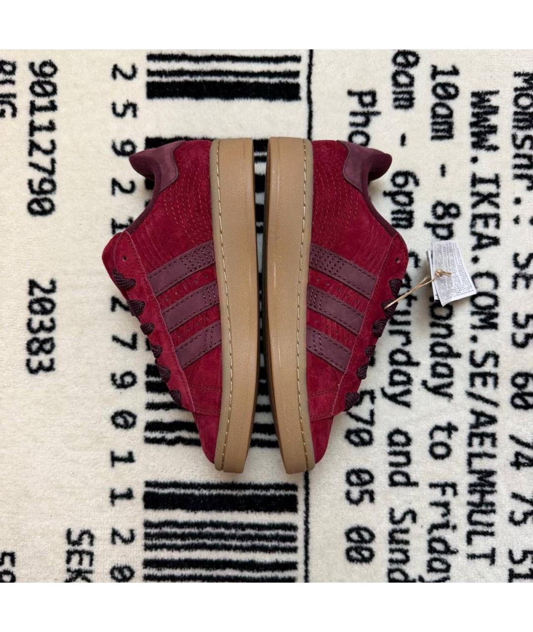 ADIDAS Бордовые кроссовки, фото 3