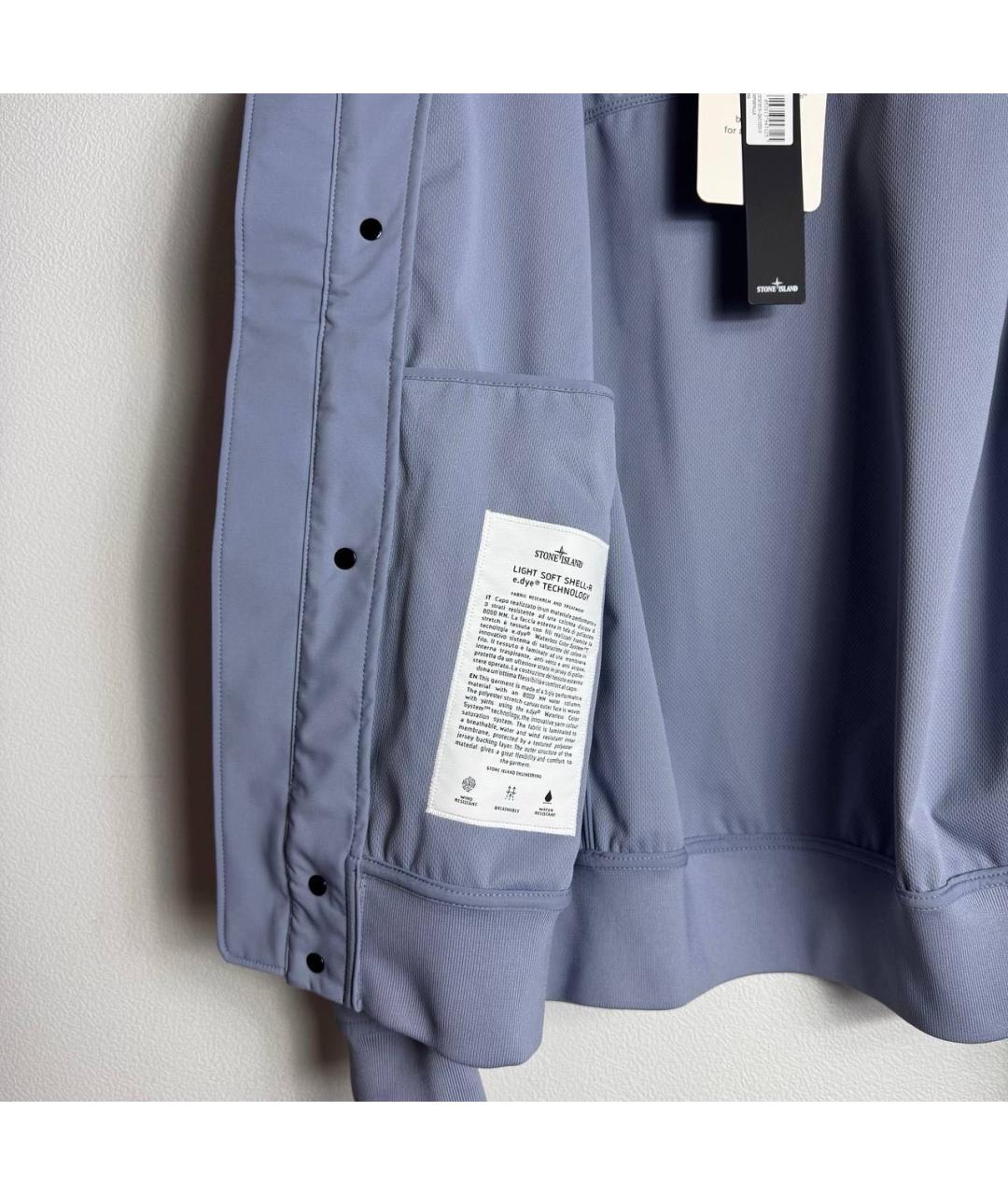 STONE ISLAND Голубая куртка, фото 4