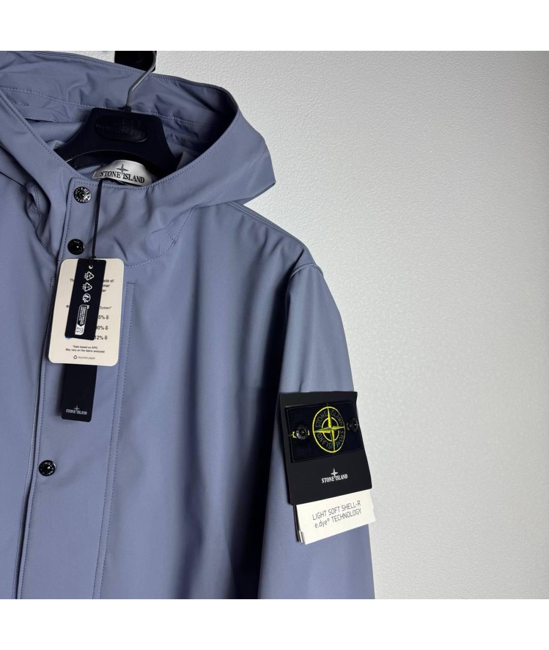 STONE ISLAND Голубая куртка, фото 7