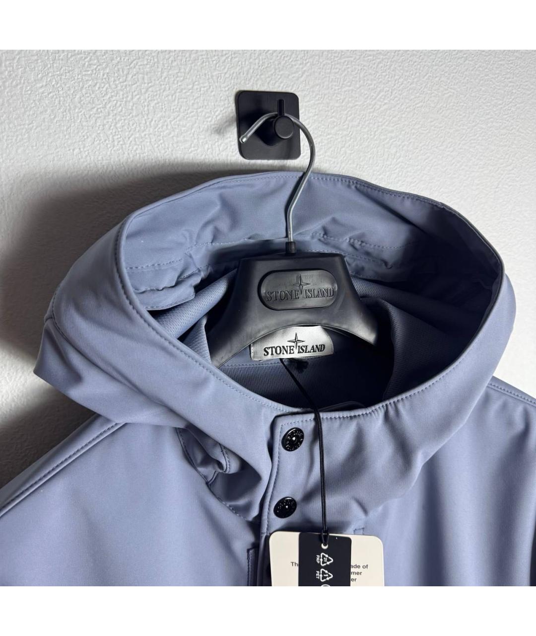 STONE ISLAND Голубая куртка, фото 3