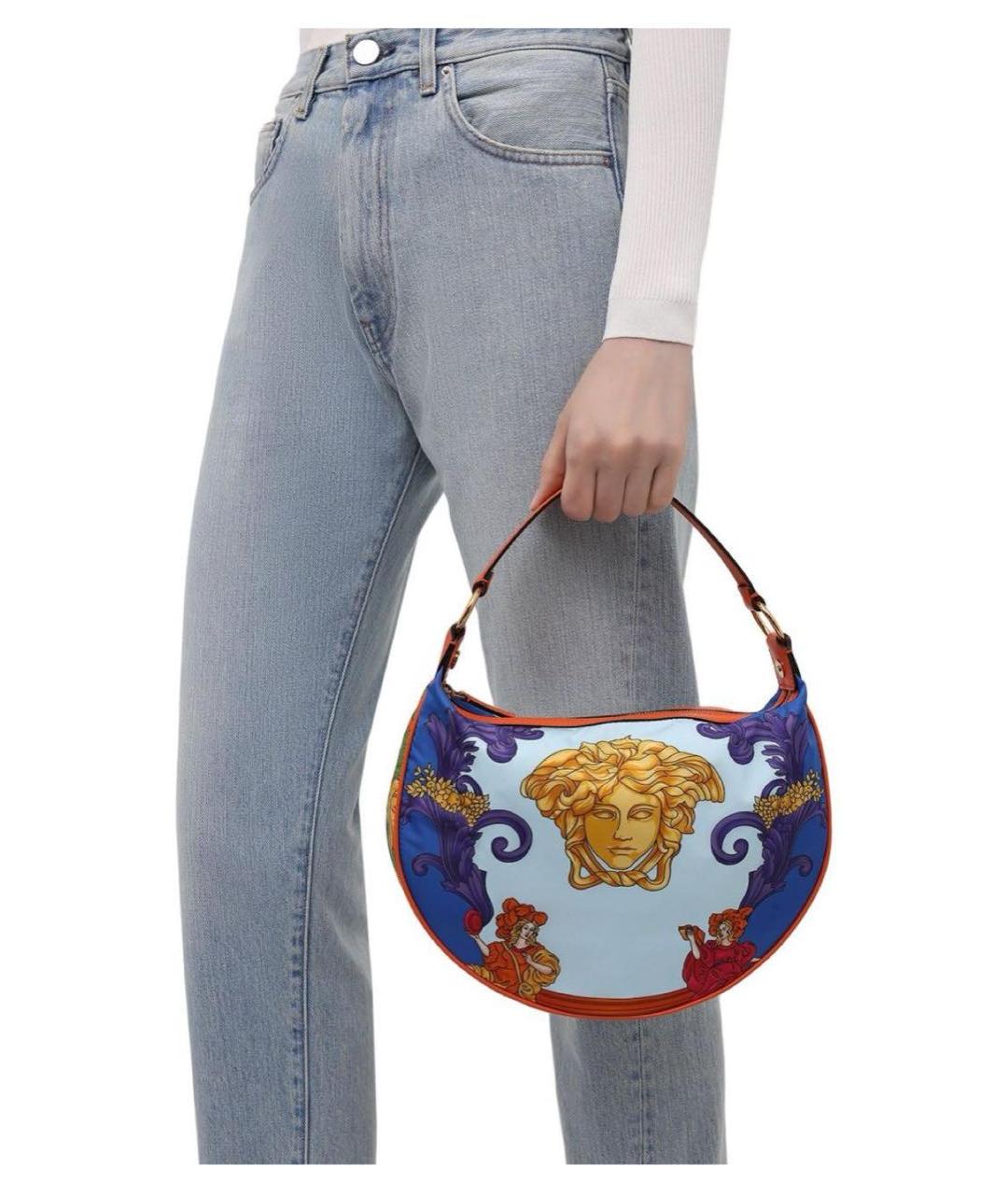 VERSACE Мульти нейлоновая сумка через плечо, фото 5