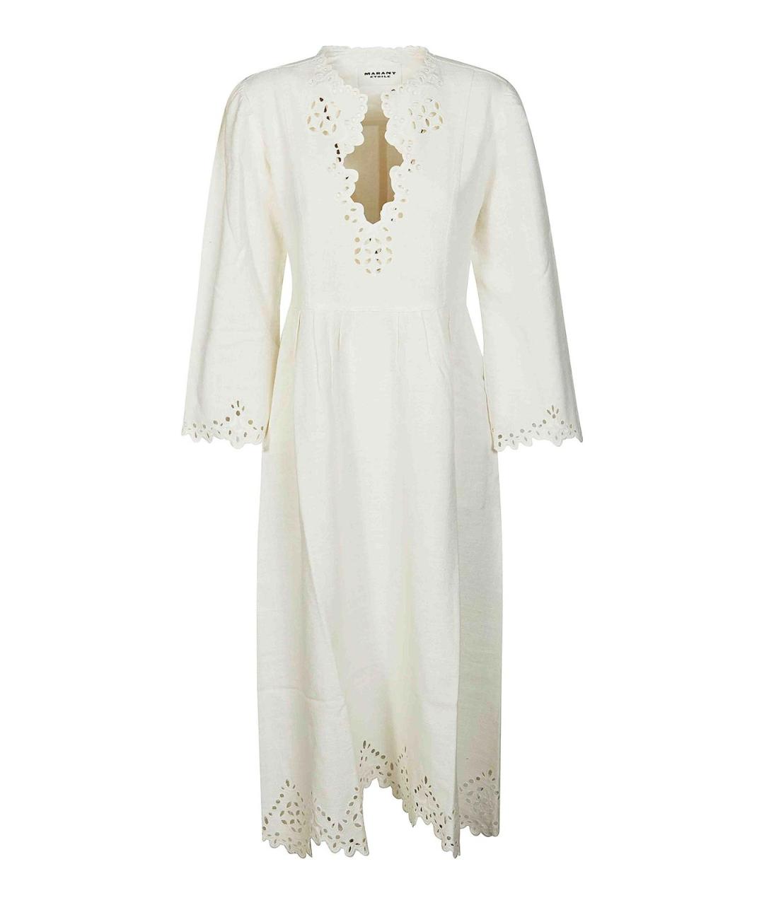 ISABEL MARANT Белое хлопковое повседневное платье, фото 1