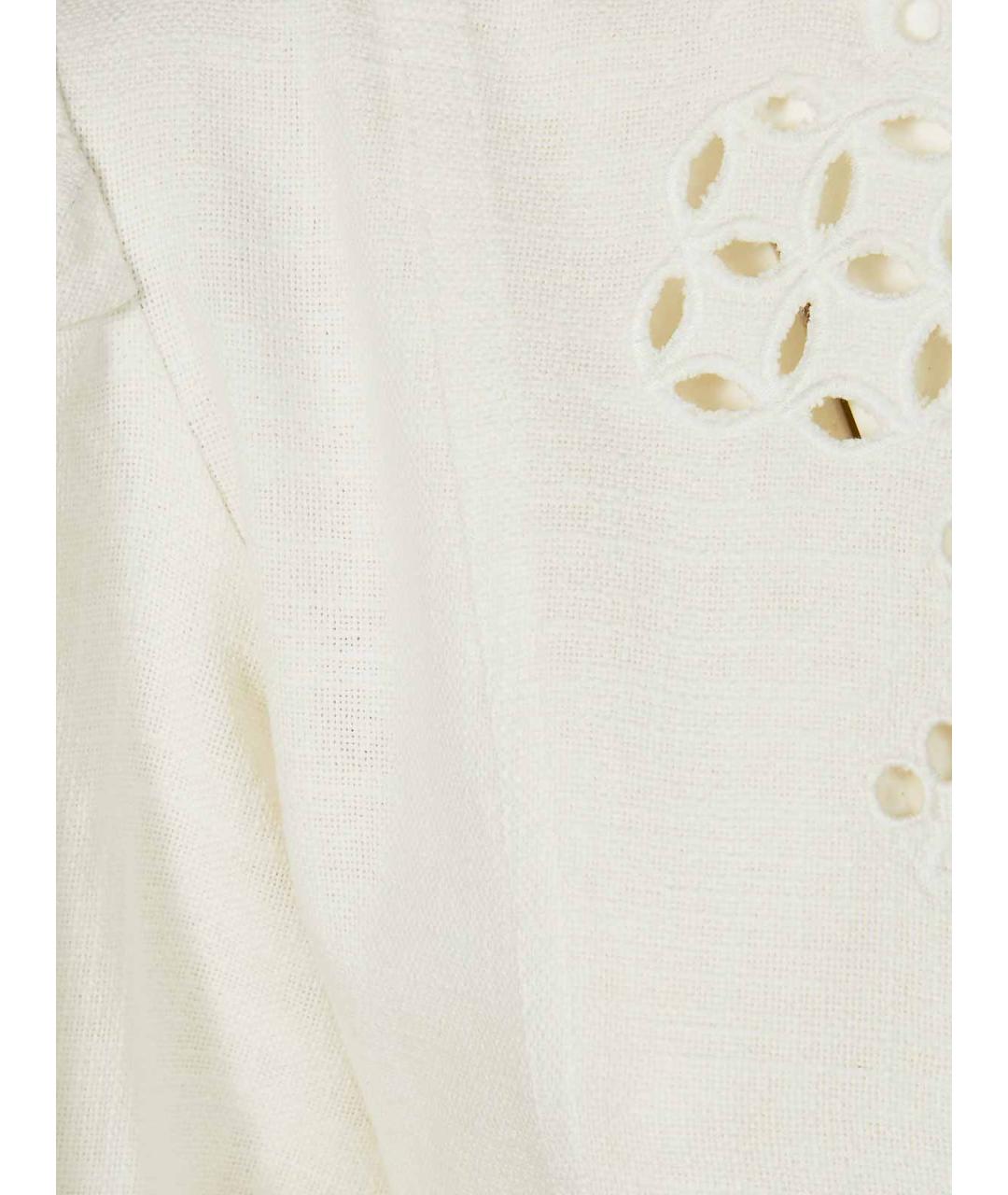 ISABEL MARANT Белое хлопковое повседневное платье, фото 3
