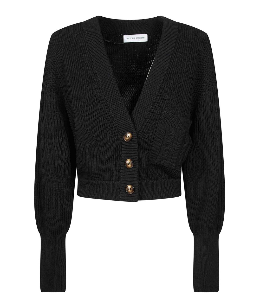 VICTORIA BECKHAM Черный кардиган, фото 1