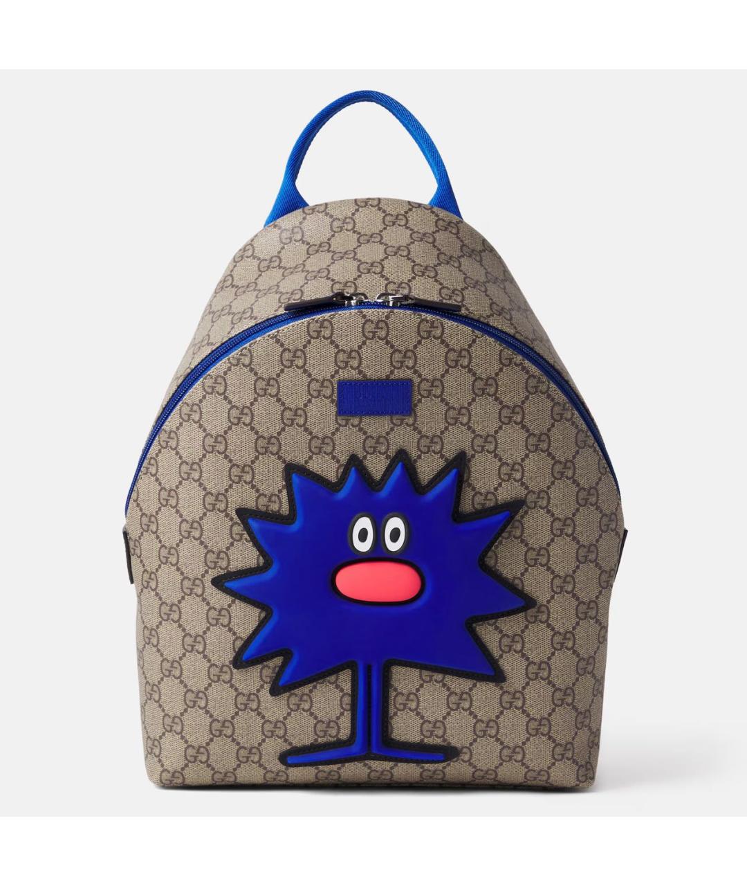 GUCCI Коричневый рюкзак из канвы, фото 6