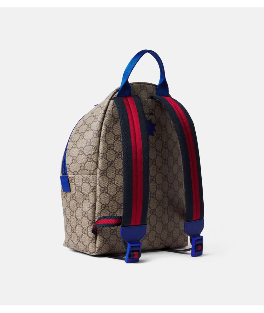 GUCCI Коричневый рюкзак из канвы, фото 4