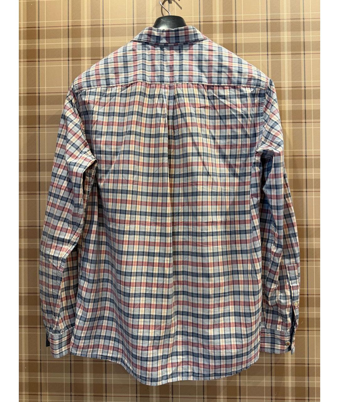 ARMANI JEANS Красная хлопковая классическая рубашка, фото 3