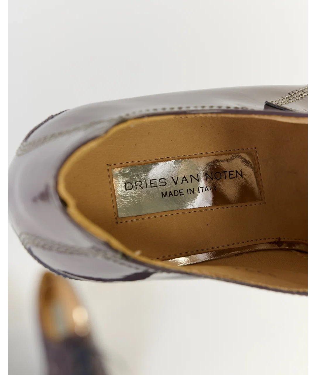DRIES VAN NOTEN Ботинки из лакированной кожи, фото 5