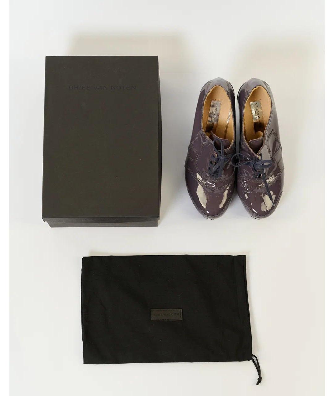 DRIES VAN NOTEN Ботинки из лакированной кожи, фото 6