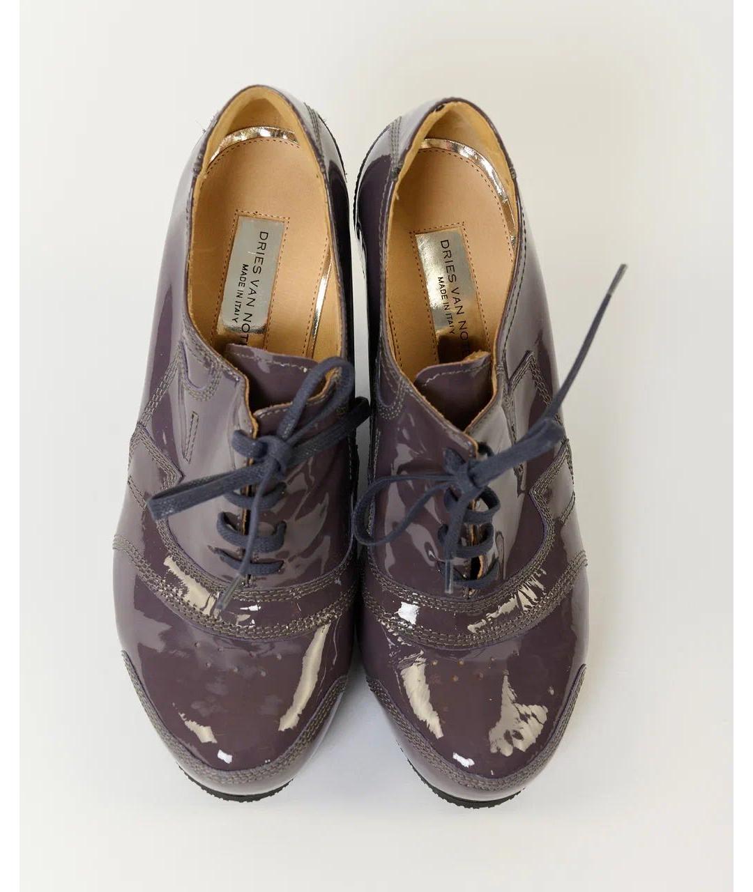 DRIES VAN NOTEN Ботинки из лакированной кожи, фото 7