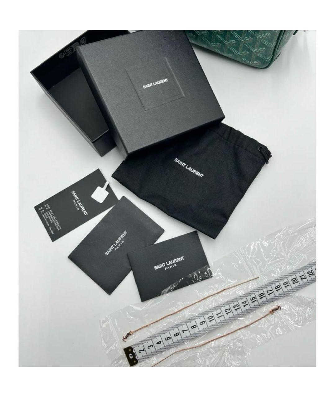 SAINT LAURENT Золотые серьги, фото 6