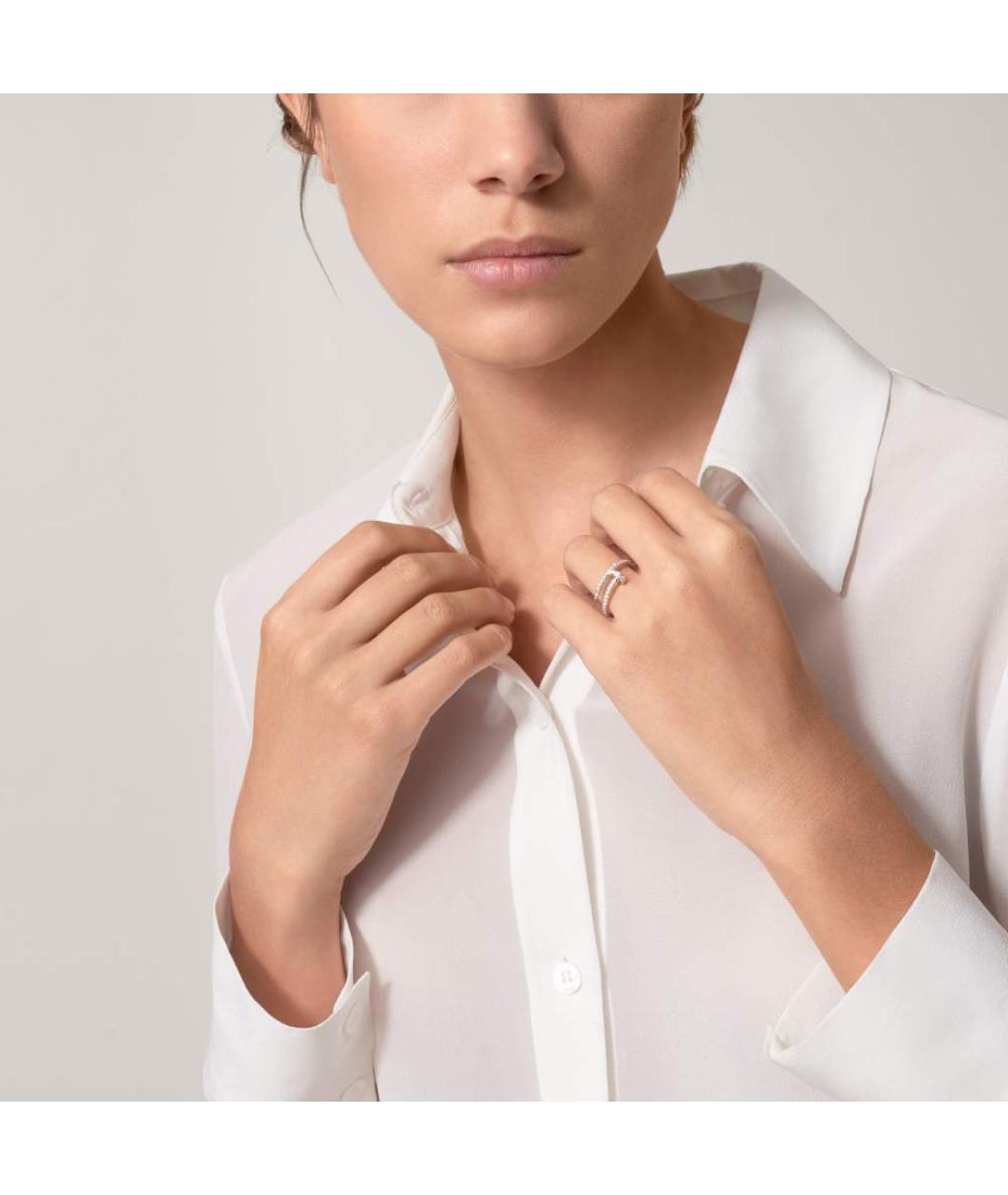 CARTIER Серебряное кольцо из белого золота, фото 2