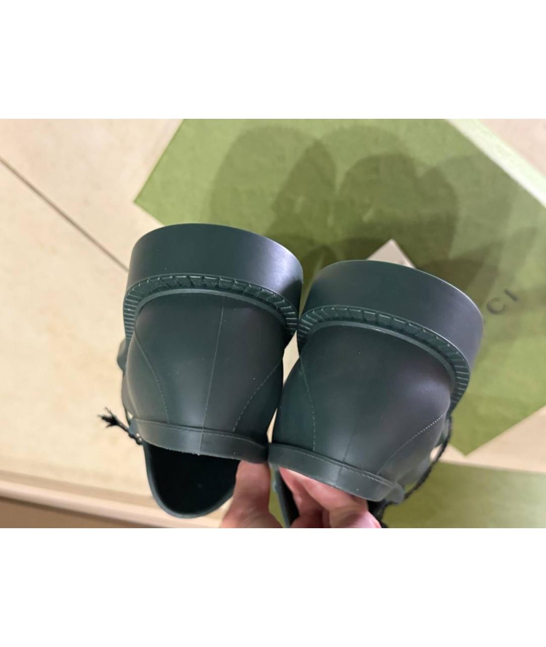 GUCCI Резиновые лоферы, фото 7