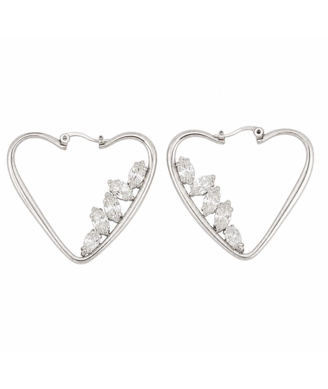 SAINT LAURENT Серебряные серьги, фото 9