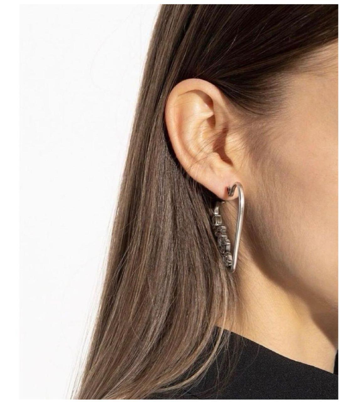 SAINT LAURENT Серебряные серьги, фото 8