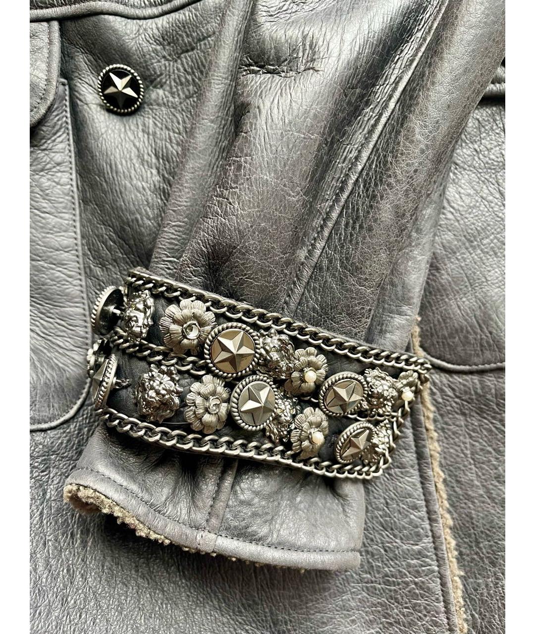 CHANEL Серая дубленка, фото 5