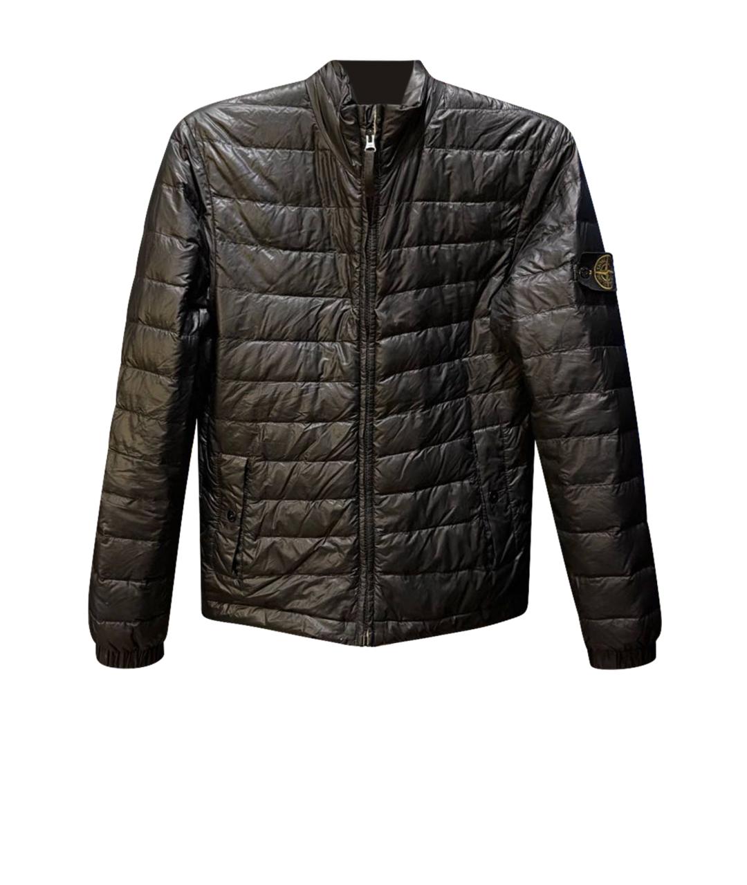STONE ISLAND Черная полиэстеровая куртка, фото 1