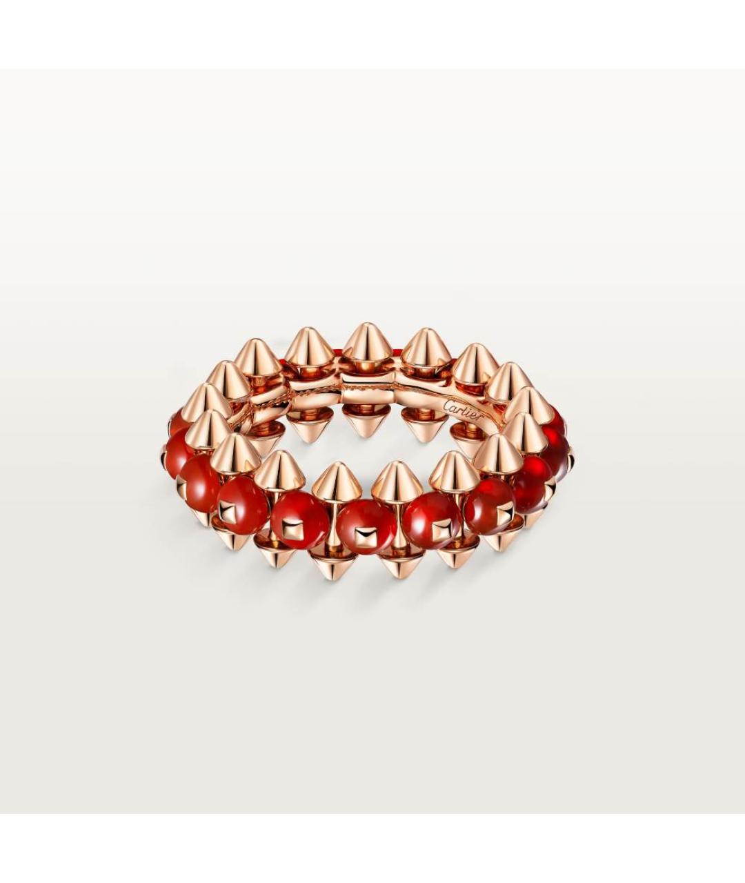 CARTIER Красное кольцо из розового золота, фото 4