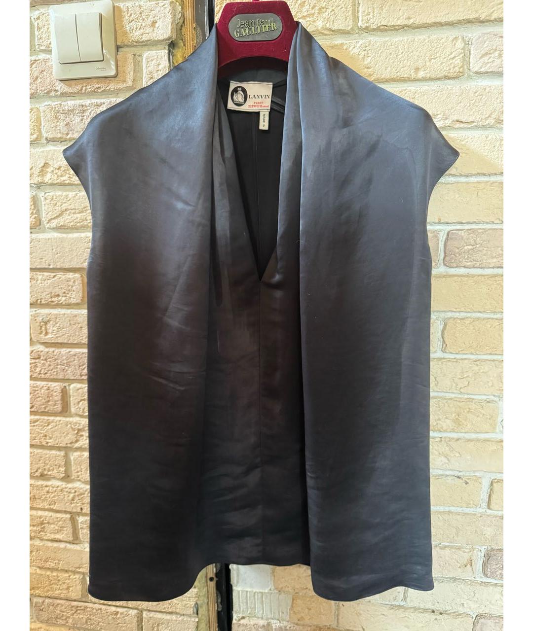 LANVIN Полиэстеровая блузы, фото 5