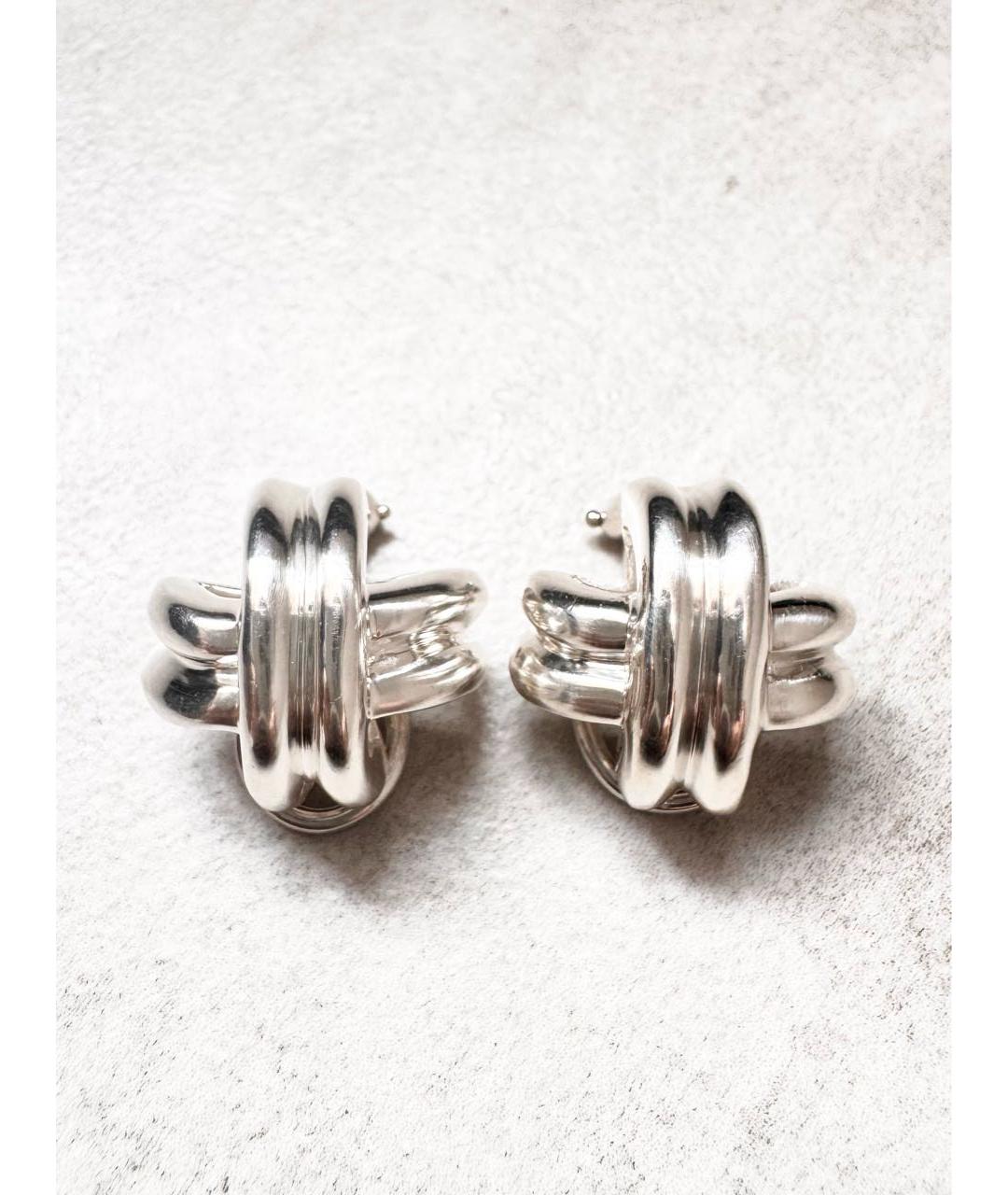 TIFFANY&CO Серебряные серебряные серьги, фото 6