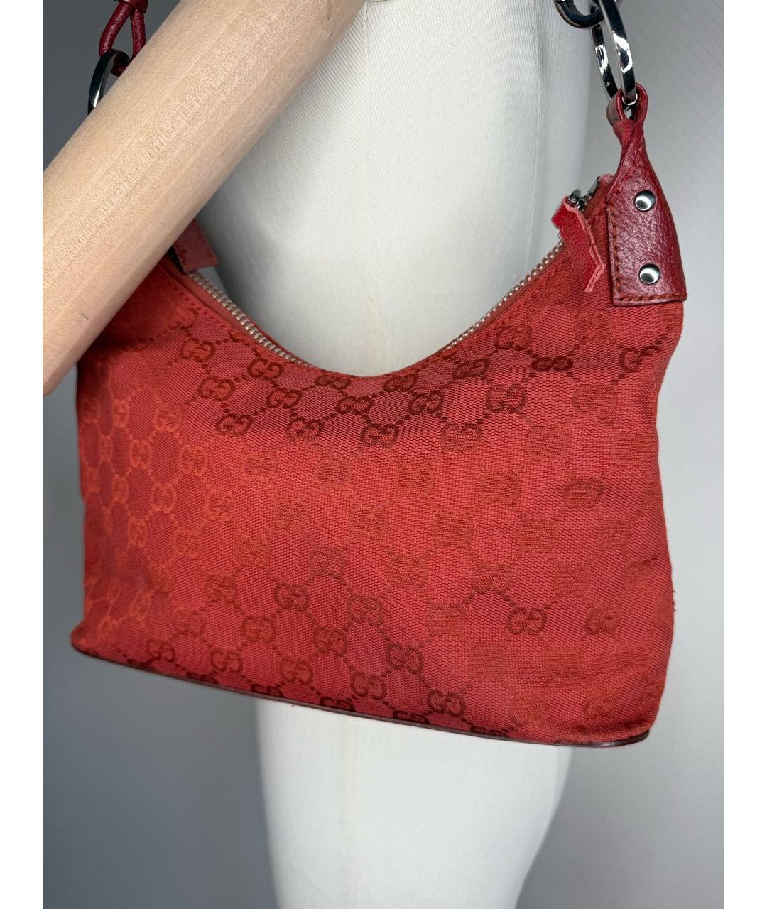GUCCI Красная сумка с короткими ручками, фото 3