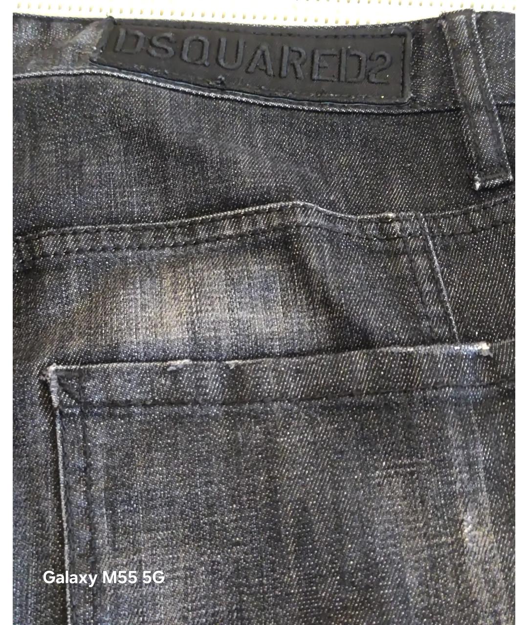 DSQUARED2 Черные хлопковые джинсы скинни, фото 5