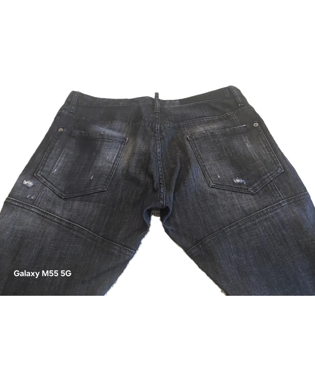 DSQUARED2 Черные хлопковые джинсы скинни, фото 4