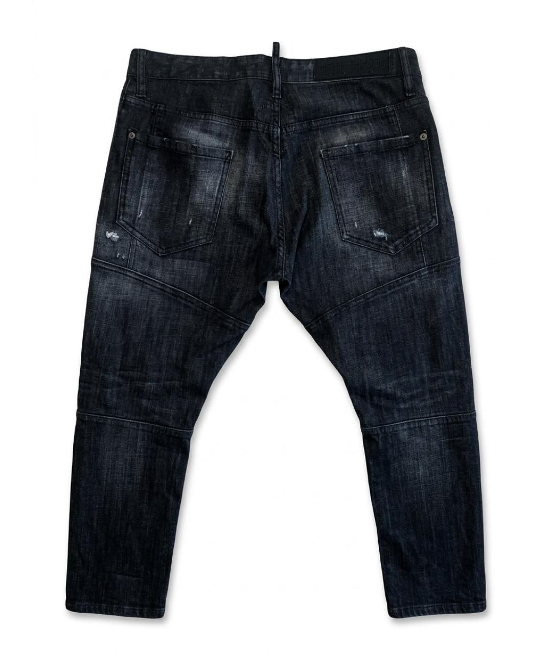 DSQUARED2 Черные хлопковые джинсы скинни, фото 6